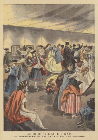 Procession du bœuf gras à Paris, 1896 - French School